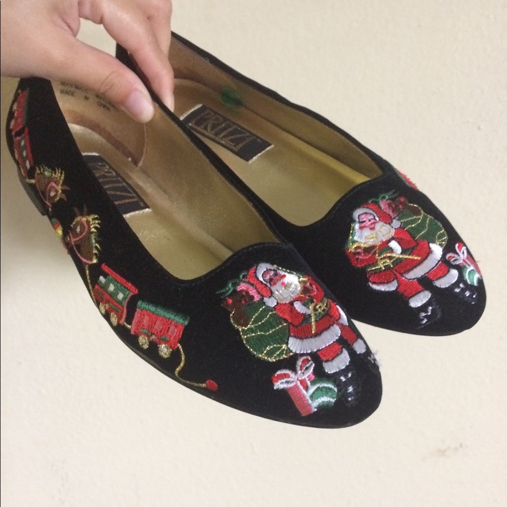 Christmas Flats!(sold on Depop)